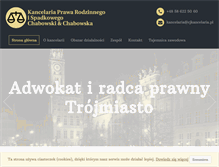 Tablet Screenshot of cjkancelaria.pl